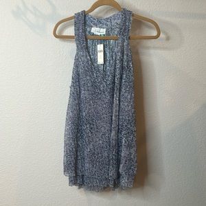 Anthropologie Sparkly Tank Top 1X NWT
